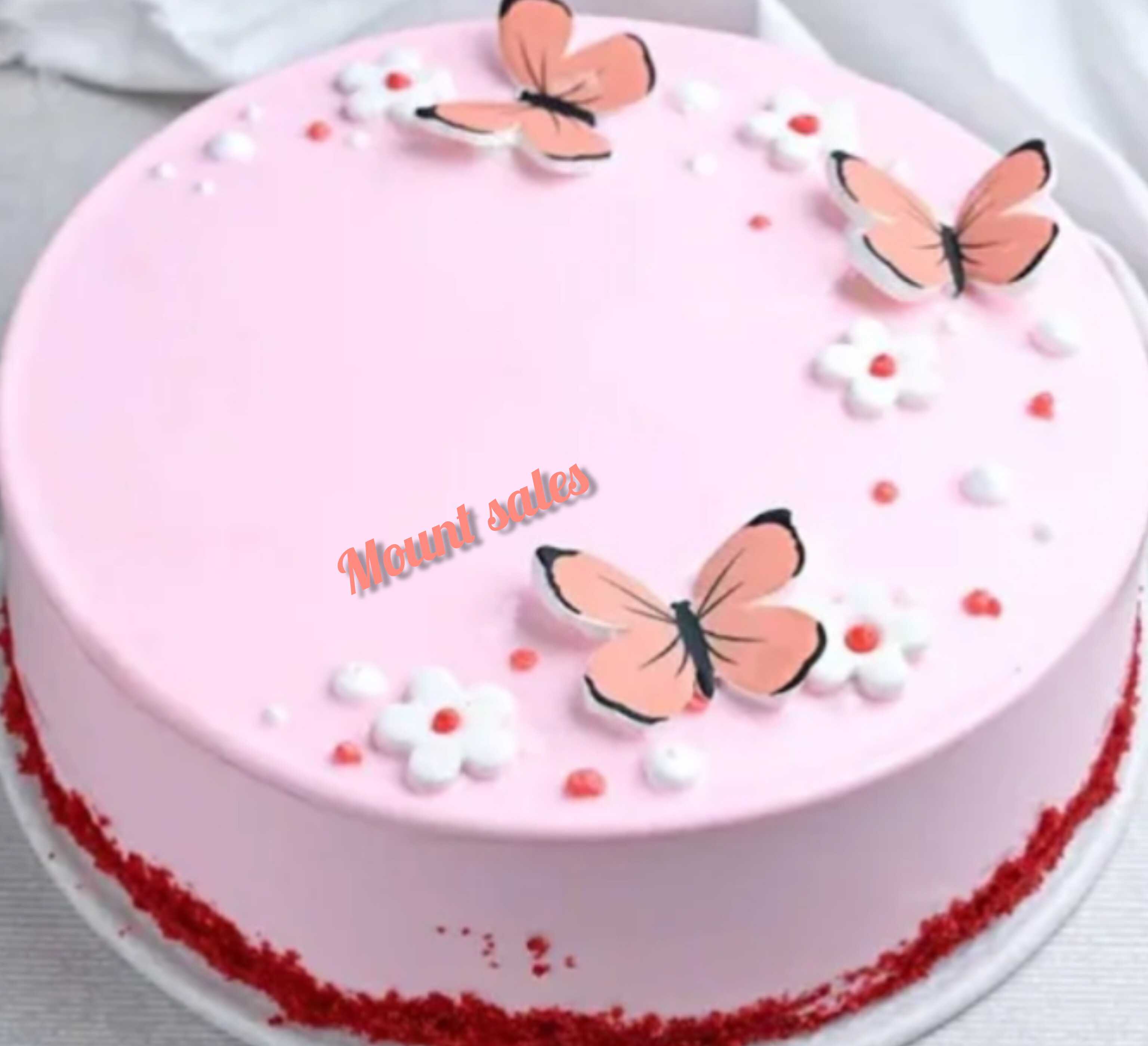Premium RED N White Velvet Cake